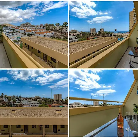 Newly Reformed With Sea View And Pool, Near The Beach, In Playa De Americas プラヤ・デ・ラス・アメリカス