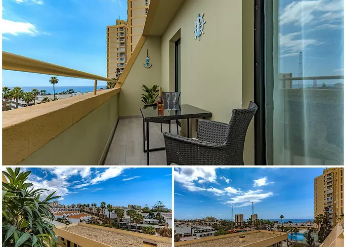 Daire Newly Reformed With Sea View And Pool, Near The Beach, In Playa De Americas