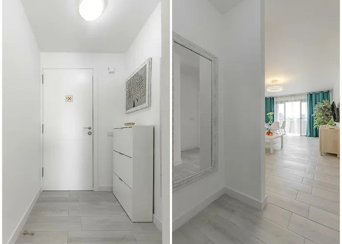 Newly Reformed With Sea View And Pool, Near The Beach, In Playa De Americas Daire *