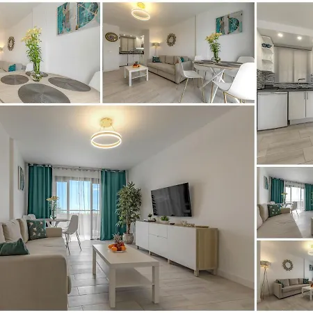 Newly Reformed With Sea View And Pool, Near The Beach, In Playa De Americas Apartman