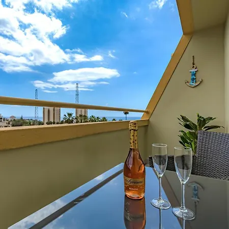 Newly Reformed With Sea View And Pool, Near The Beach, In Playa De Americas