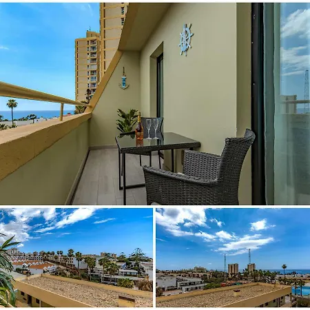 Апартаменты Newly Reformed With Sea View And Pool, Near The Beach, In Playa De Americas